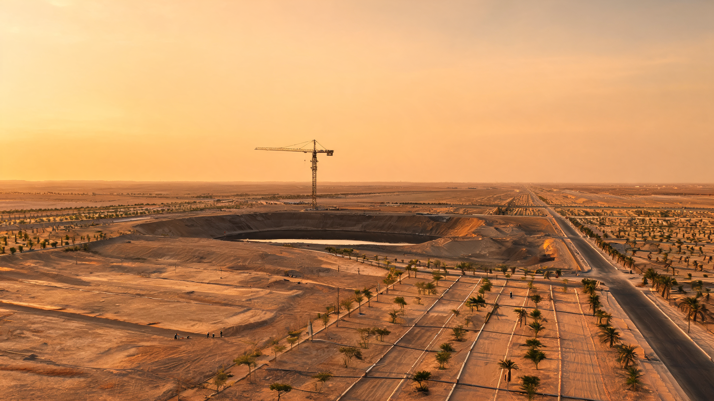 Green infrastructure works across the estate